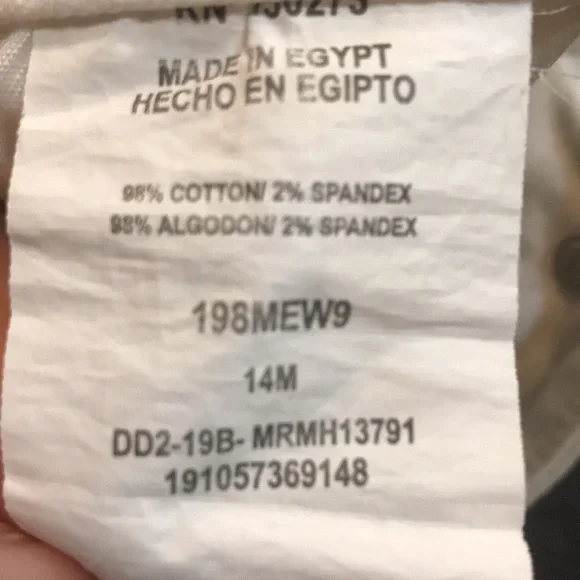 White Lee Riders midrise capri - Picture 4 of 5